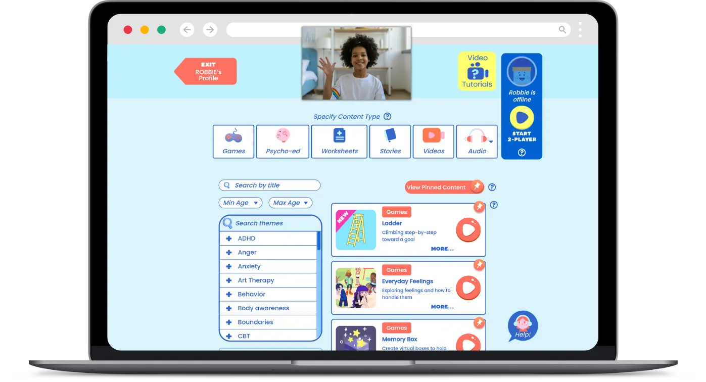 A minimized window kept visible over Hopscotch Play