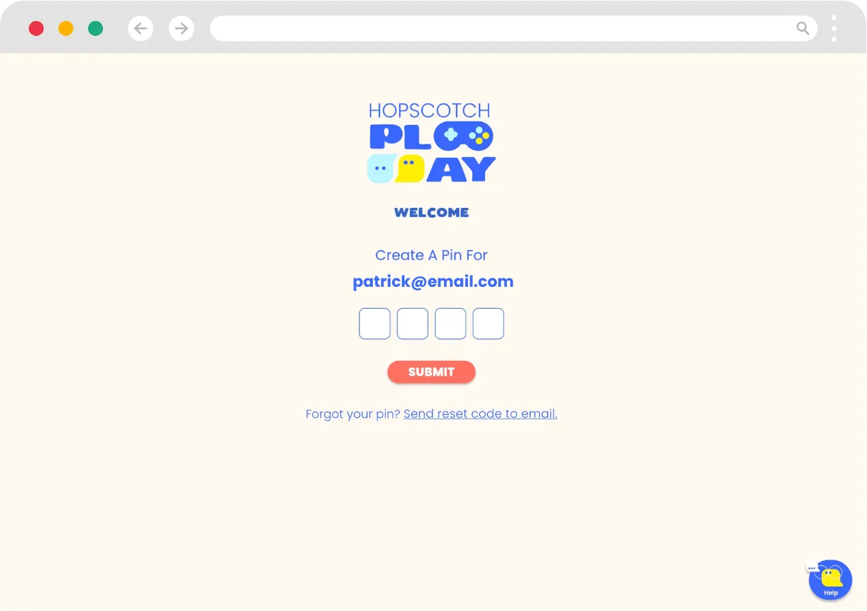 Choosing your PIN