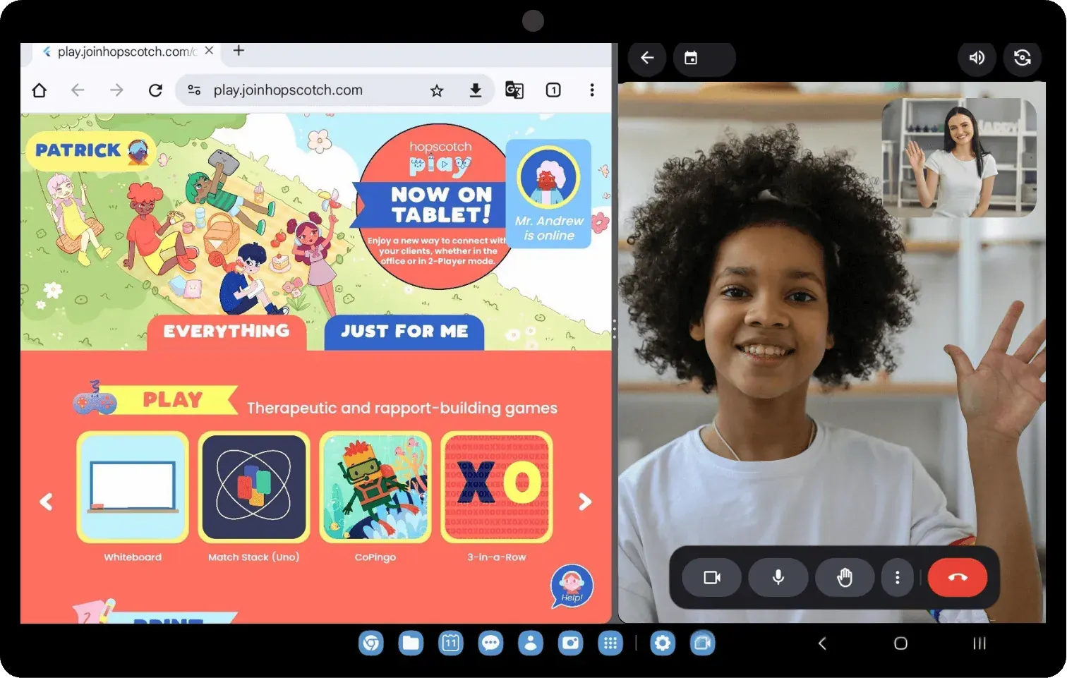 hp split screen tablet