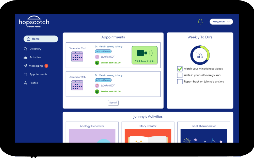 Dedicated family portal